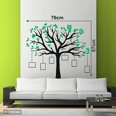 Decor Villa Beautifull PhotoFrame Tree Wall Sticker (PVC Vinyl, Size- 58 cm X 58 cm)-thumb3