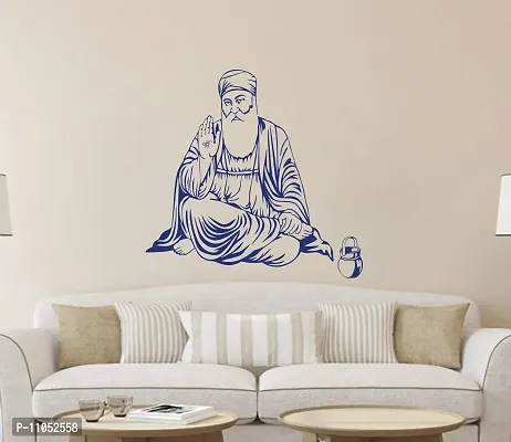 Decor Villa Vahe guru Wall Sticker  Decal(PVC Vinyl,Size-58 cm X 55 cm)