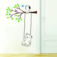 Decor Villa Tree with Teddy Bear Wall Sticker & Decal (PVC Vinyl, Size- 58 cm x 45 cm), DVHMS1224L-thumb1