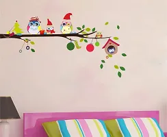 Decorvilla Tree Wall Sticker & Decal (PVC Vinyl, Size- 58 cm X 53 cm), Dvhms1150L-thumb1