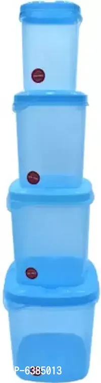 Plastic Utility Container 500 Ml 1000 Ml 1500 Ml 2000 Ml Pack Of 4 Blue