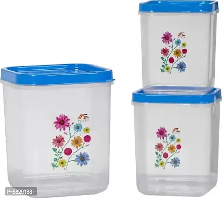 Plastic Grocery Container Set of 3