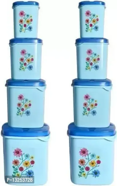 Plastic Grocery Container Set of 8