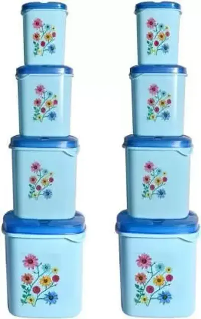 Plastic Grocery Container Set of 8