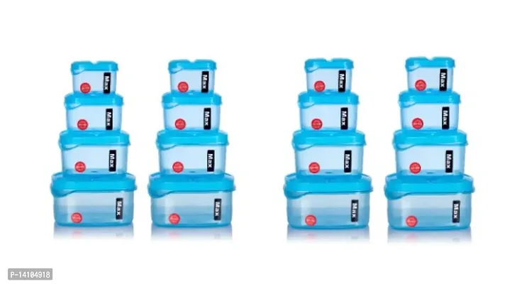 250ml, 500ml, 750ml, 1000ml Plastic Container set of 16
