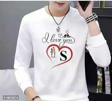 Stylish White Polyester T-Shirt For Men-thumb0