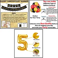 Happy Anniversary Decoration Items Kit | Wedding Anniversary Decoration Combo| Happy Marriage Anniversary Decoration Set | Anniversary Decoration for Couple, Husband, Wife and Adults (53Pcs)-thumb2