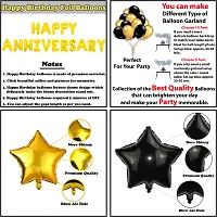 Happy Anniversary Decoration Items Kit | Wedding Anniversary Decoration Combo| Happy Marriage Anniversary Decoration Set | Anniversary Decoration for Couple, Husband, Wife and Adults (71Pcs)-thumb2