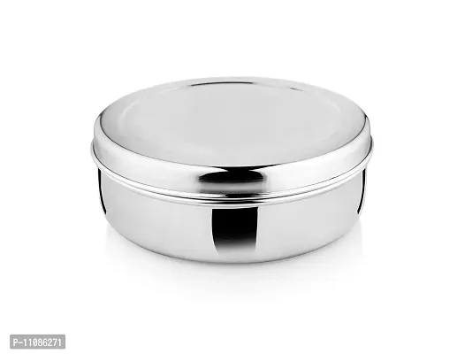Urban Spoon Stainless Steel Chapatti Box, Puri Box, Serving Bowl, Storage Container, Multi Purpose Container 1550 ml-thumb0
