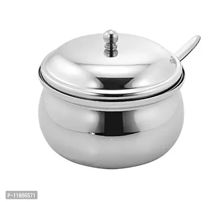 Vinayak Stainless Steel Ghee Pot, Oil Pot, Ghee Storage Container, Ghee Serving Container 350 Ml