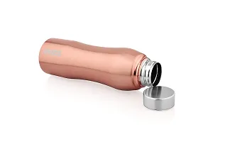 Urban Spoon 201 Grade 14/1Stainless Steel Refrigerator Water Bottle (1000 ml, Belly, Copper Finish)-thumb4