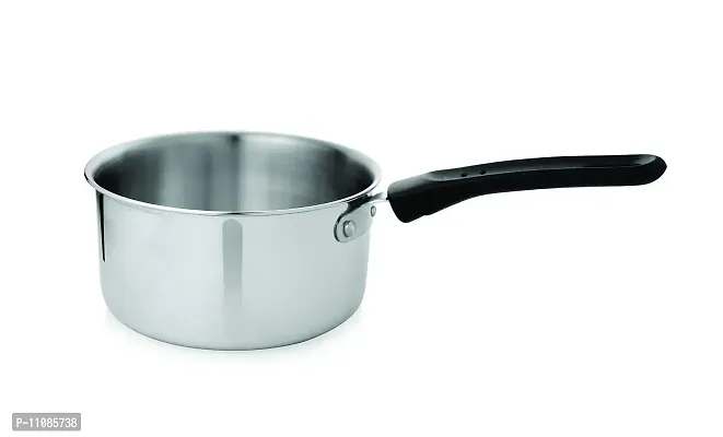 Vinayak International Stainless Steel Sauce Pan, Sauce Pot with Bakelite Handle 1300ml Dia - 15 cm-thumb0