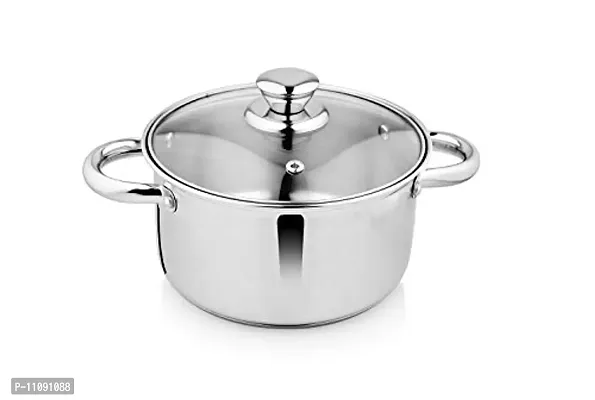 Vinayak International Stainless Steel Casserole with Lid - 2300L, 1 Piece, Silver-thumb2