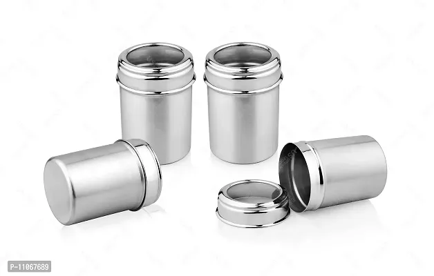 Urban Spoon Canister (4 Pcs Set (2 x 800 Ml. 2 x 1000 Ml Each), Stainless steel Container, Storage Jar Top See Through, Spice Jar-thumb3