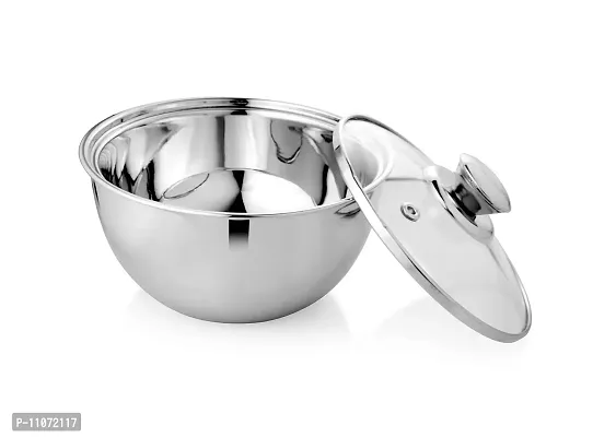 RBAN Spoon Stainless Steel Double Wall U Shape Serving Bowl-thumb3