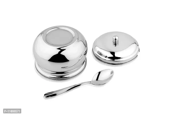 Vinayak Stainless Steel Ghee Pot, Oil Pot, Ghee Storage Container, Ghee Serving Container 350 Ml-thumb5