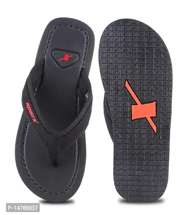 Buy Sparx Men s Sf0048g Black Red Slippers 8 UK Online In India At