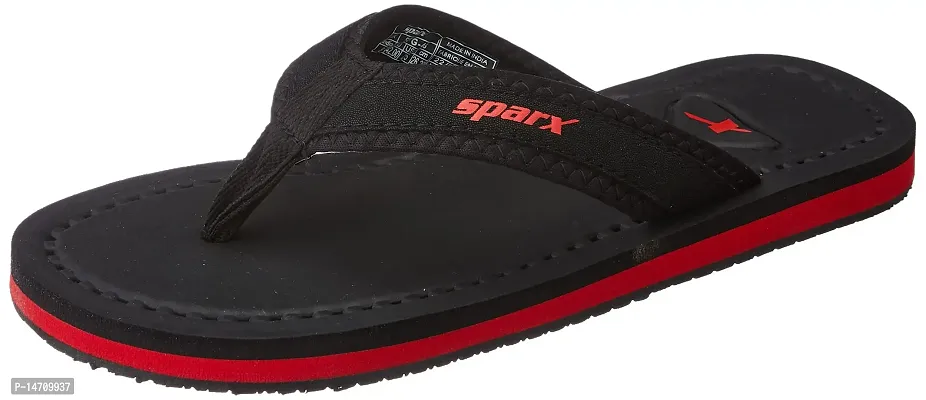 Buy Sparx Men s Sf0048g Black Red Slippers 8 UK Online In India At