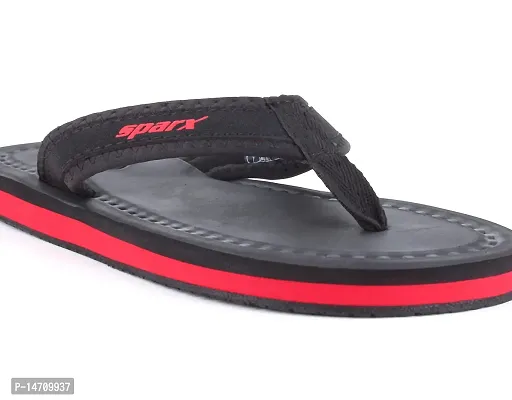 Buy Sparx Men s Sf0048g Black Red Slippers 8 UK Online In India At