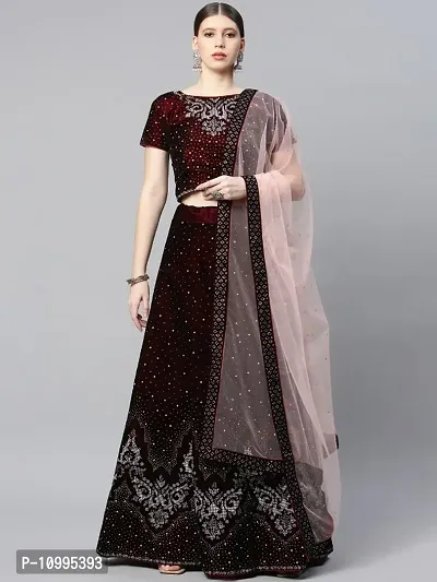 Buy Red Maroon Raw Silk Lehenga Set by Designer SHYAM NARAYAN PRASAD Online  at Ogaan.com