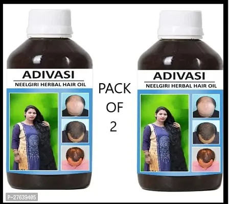 Adivasi Herbal Hair Growth Oil 250 ml Pack of 2-thumb0