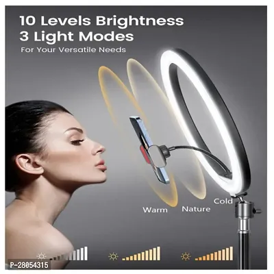Makeup with 7 Feet Long Foldable and Lightweight Ring Light Stand PACK OF 1-thumb3