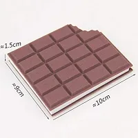 SMR Chocolate cented Chocolate Memo Pad Half Eaten Notebook Day Planner Blank Pages (Brown) School Stationery Items for Girls, Boys, Unisex-thumb2