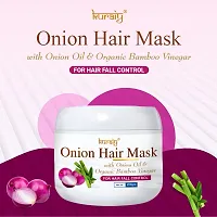 KURAIY ONION Repairing soft and fluffy nourishing and repairing dry and frizzy hair hair mask PACK OF 1-thumb1