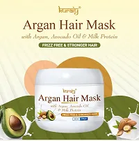 KURAIY Argan Oil Evaporation-free Mask Repair Dry Hair Damaged Split End Hair Smooth Professional Hair Mask PACK OF 1-thumb1