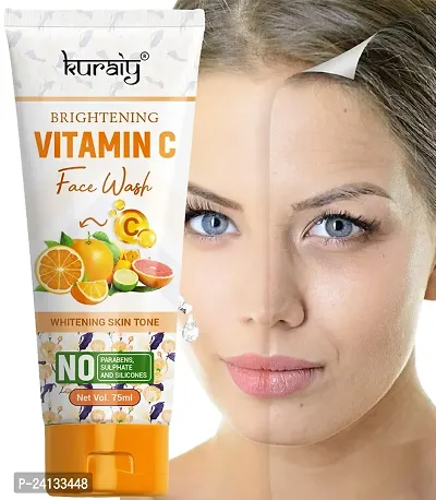 KURAIY 100% Premium Vitamin C  Face Wash Soothing Clear Calming Facial Cleanser 75mlnbsp;