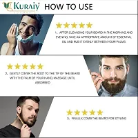 KURAIY Growth Beard Oil Grow Beard Thicker  More Full Thicken Hair Beard Oil For Men Beard Grooming Treatment Beard Care-thumb2