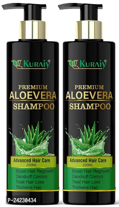 Kuraiy Natural Aloe Vera Shampoo 400ml Pack Of 2