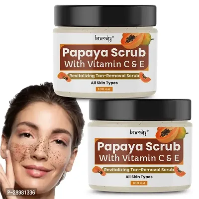 KURAIY  Skin Facial Scrub Cleansing Cleansing Pore Scrub Face Cream Skin Care 100G-thumb0