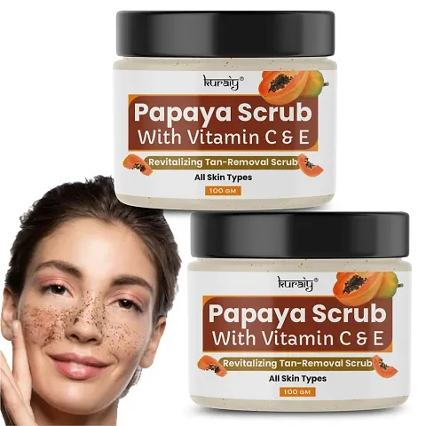 KURAIY  Skin Facial Scrub Cleansing Cleansing Pore Scrub Face Cream Skin Care 100G