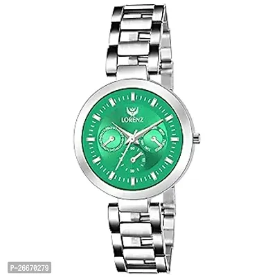 Stylish Silver Metal Analog Watches For Women-thumb0