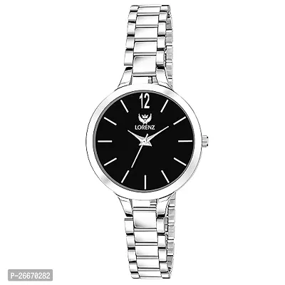 Stylish Silver Metal Analog Watches For Women-thumb0