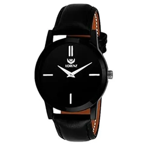 Stylish Men Genuine Leather Analog daily Use Watch