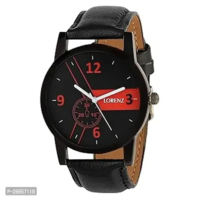 Stylish Men Genuine Leather Analog daily Use Watch-thumb0