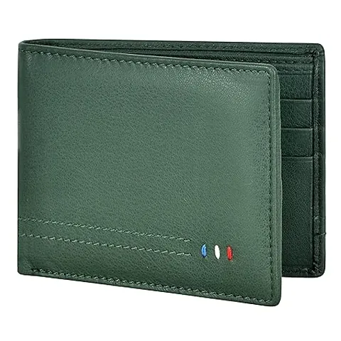 LORENZ Bi-Fold RFID Blocking Leather Wallet for Men | Soft Nappa Men?s Leather Wallet