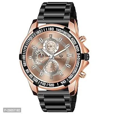 Stylish Men Metal Analog daily Use Watch