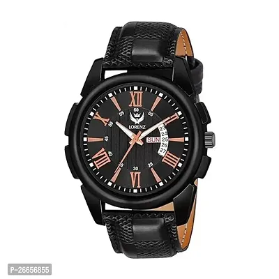 Stylish Men Genuine Leather Analog daily Use Watch