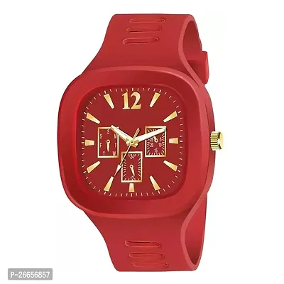 Stylish Men Silicone Analog daily Use Watch-thumb0