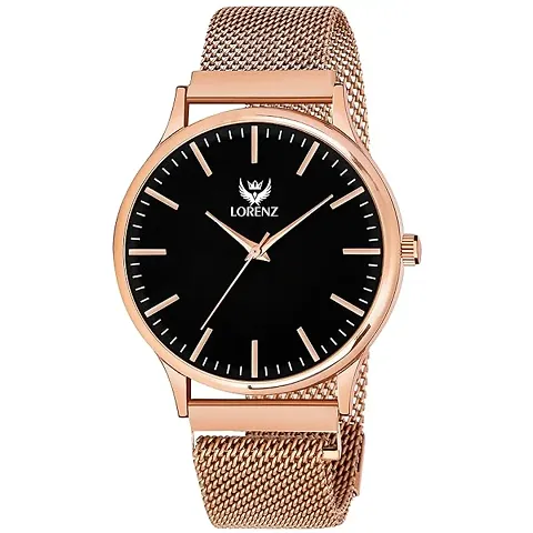 Stylish Men Metal Analog daily Use Watch