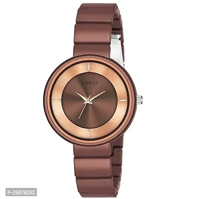 Stylish Brown Metal Analog Watches For Women