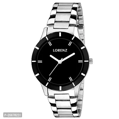 Stylish Silver Metal Analog Watches For Women-thumb0