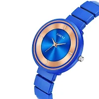 Lorenz Luxury Finish Blue Analogue Watch for Women  Girls | AS-101A-thumb1