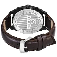 Lorenz Brown Dial  Brown Leather Strap Analogue Watch for Men  Boys |MK-407R-thumb2