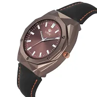 Lorenz Mens Fashion Stainless Steel Case | Elite Collection Brown Analog Watch for Men | MK-4022R-thumb3