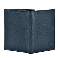 Lorenz TriFold Closure Autumn Blue RFID Blocking Leather Wallet for Men with ID Slot | Soft Nappa Top Grain Menrsquo;s Leather Wallet | GL-16-thumb4