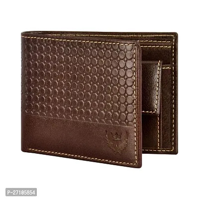 Blocking Genuine Crunch Leather Texture Wallet for Men | Brown Bi-Fold Wallet | Men's Wallet Purse | GL-43-thumb2